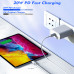 Charger for iPhone 15 Charger,iPhone 15 Charger Fast Charging Type C USB C Wall Charger Block 6FT/2M Long USB C to C Charging Cable Cord for Apple iPhone 15 Pro Max/15 Plus/iPad Pro/Air/Mini/AirPods